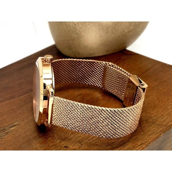 Michael Kors Women's Watch MK3845 Portia Quartz 37mm Rose Gold Stainless… - Picture 8 of 13